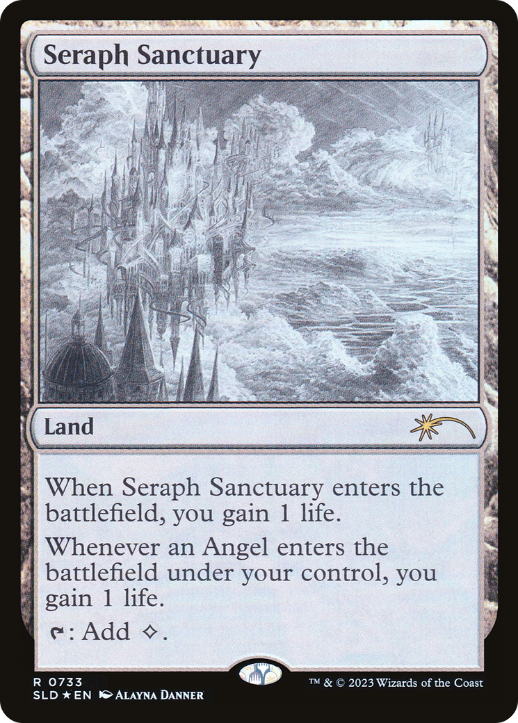 Seraph Sanctuary (Sketch) [Secret Lair Drop Promos] | Good Games Cannington