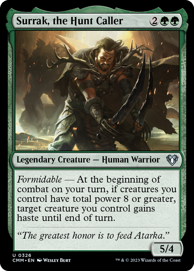 Surrak, the Hunt Caller [Commander Masters] | Good Games Cannington