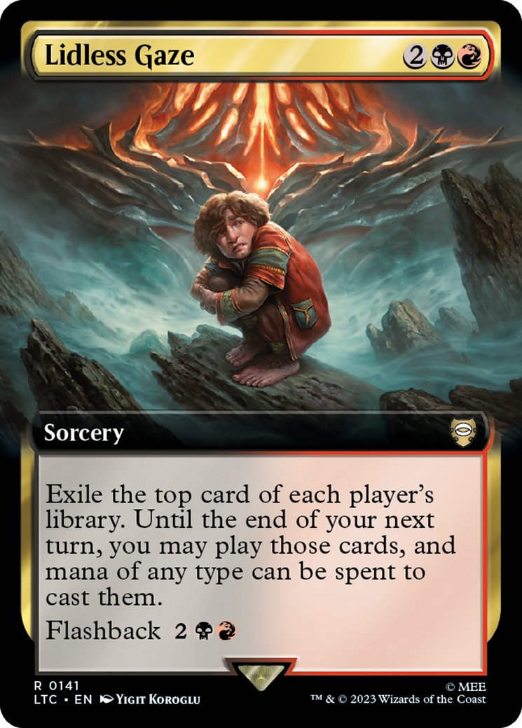 Lidless Gaze (Extended Art) [The Lord of the Rings: Tales of Middle-Earth Commander] | Good Games Cannington