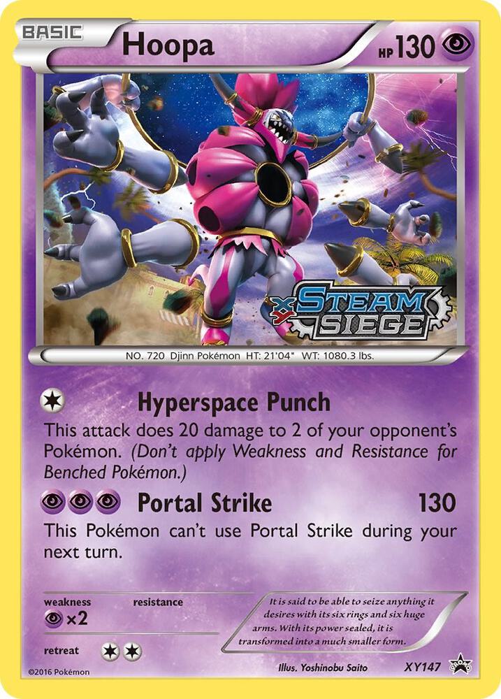 Hoopa XY Steam Siege Prerelease XY147 (XY Promos)  - Holofoil | Good Games Cannington