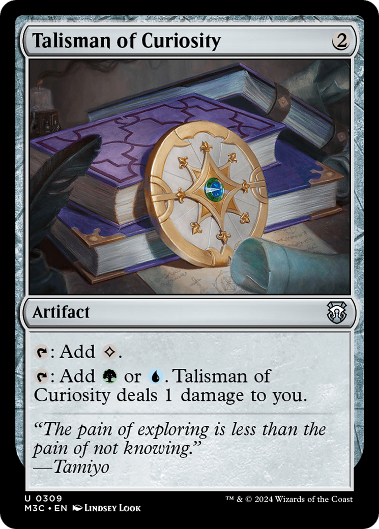 Talisman of Curiosity (Ripple Foil) [Modern Horizons 3 Commander] | Good Games Cannington