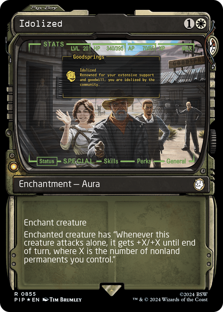 Idolized (Showcase) (Surge Foil) [Fallout] | Good Games Cannington