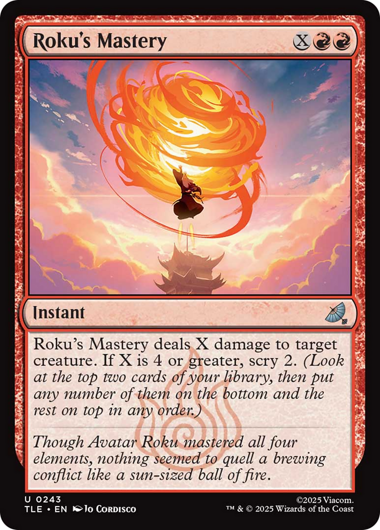 Roku's Mastery [Avatar: The Last Airbender: Eternal-Legal] | Good Games Cannington