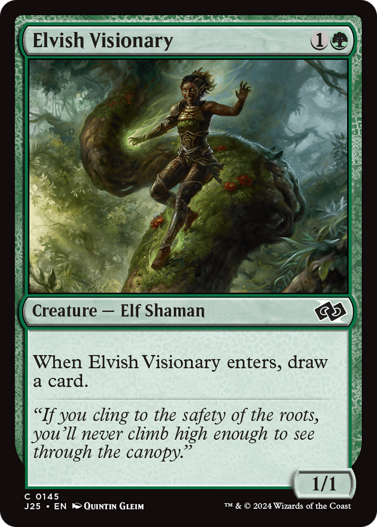 Elvish Visionary [Foundations Jumpstart] | Good Games Cannington