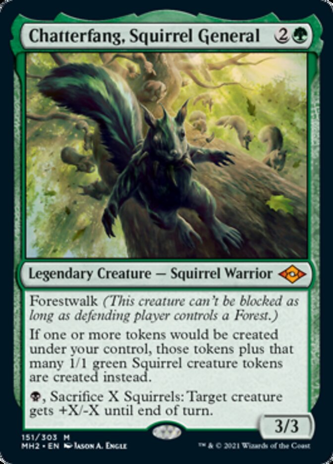 Chatterfang, Squirrel General [Modern Horizons 2] | Good Games Cannington