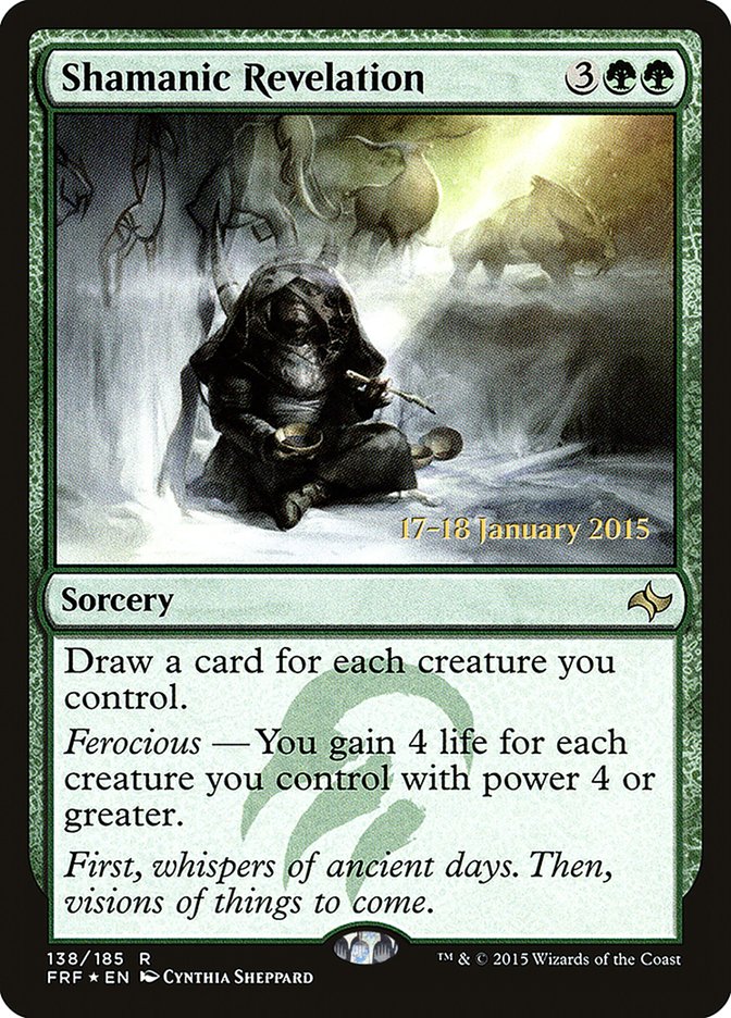 Shamanic Revelation [Fate Reforged Prerelease Promos] | Good Games Cannington