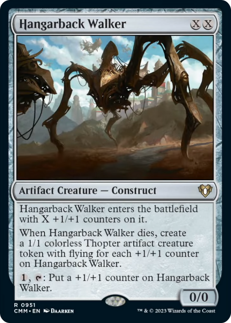 Hangarback Walker [Commander Masters] | Good Games Cannington