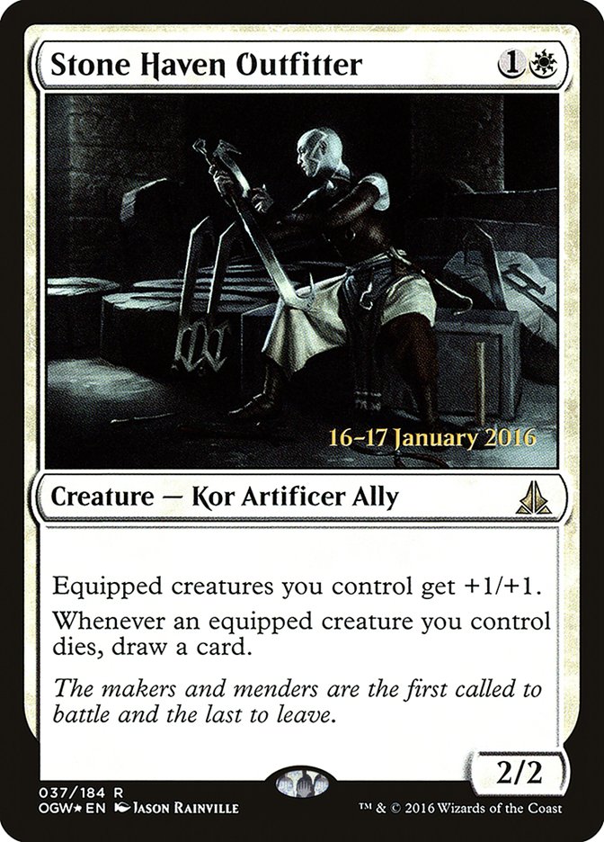 Stone Haven Outfitter [Oath of the Gatewatch Prerelease Promos] | Good Games Cannington