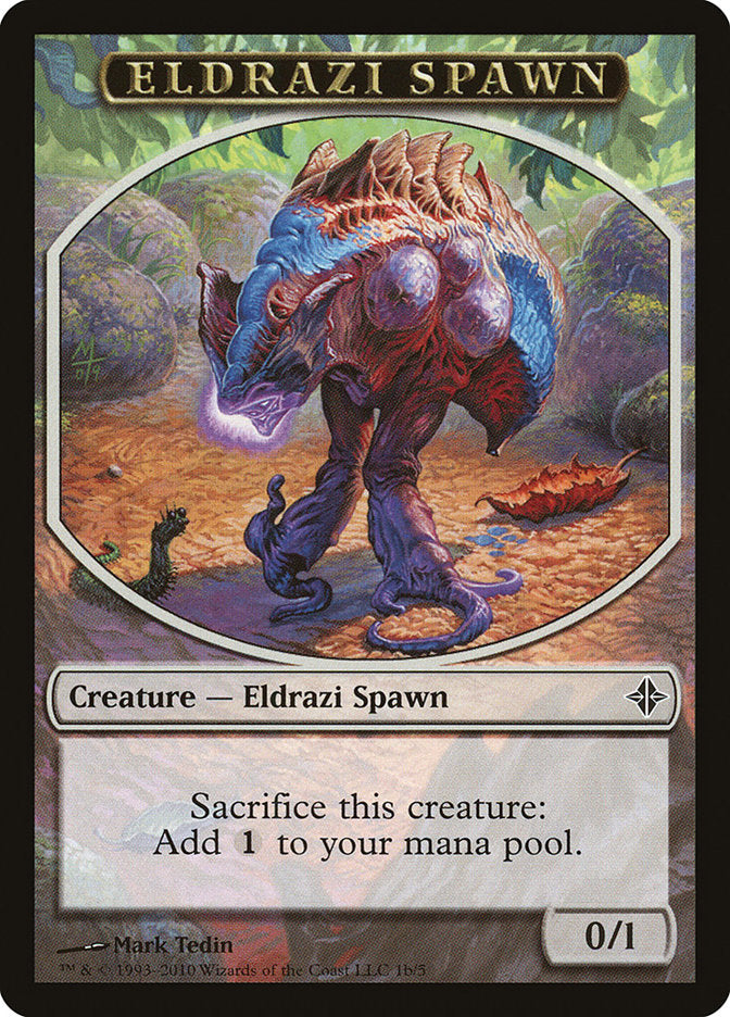 Eldrazi Spawn Token (1b/5) [Rise of the Eldrazi Tokens] | Good Games Cannington