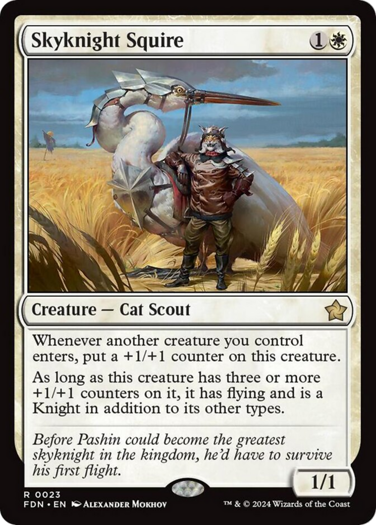 Skyknight Squire [Foundations] | Good Games Cannington