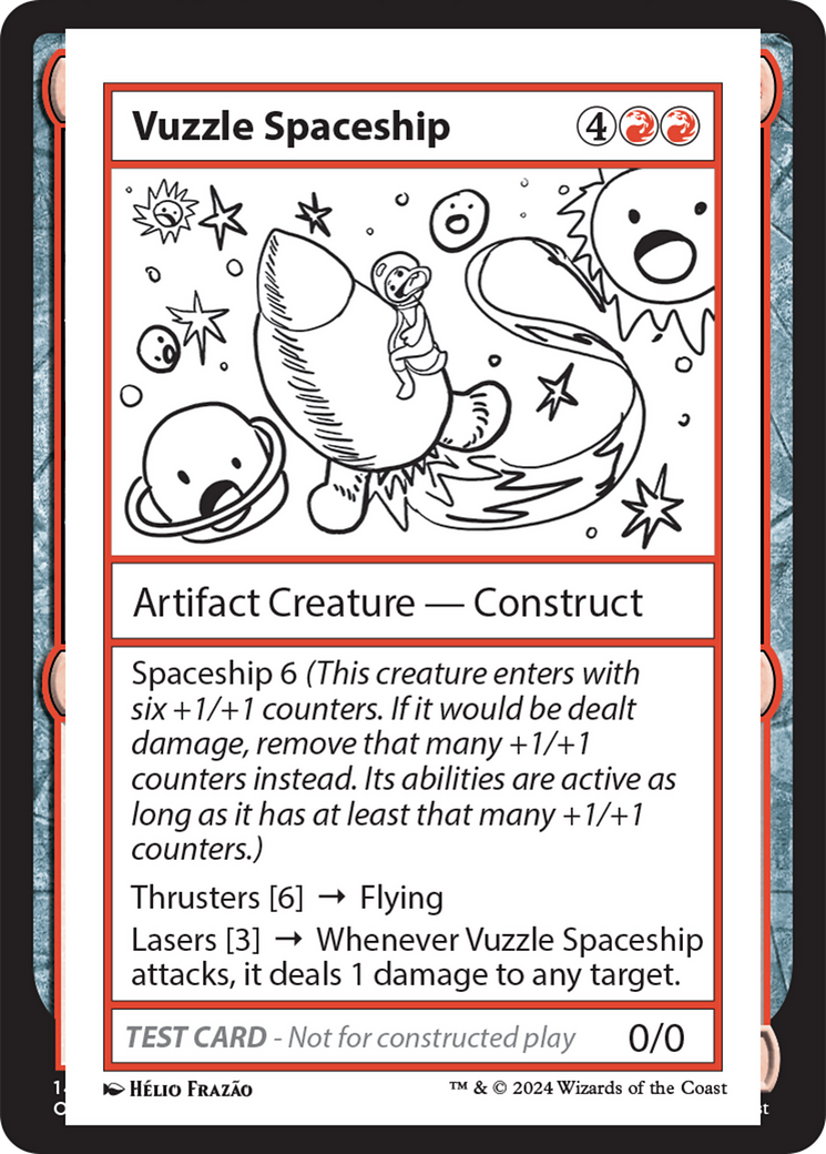 Vuzzle Spaceship [Mystery Booster 2 Playtest Cards] | Good Games Cannington
