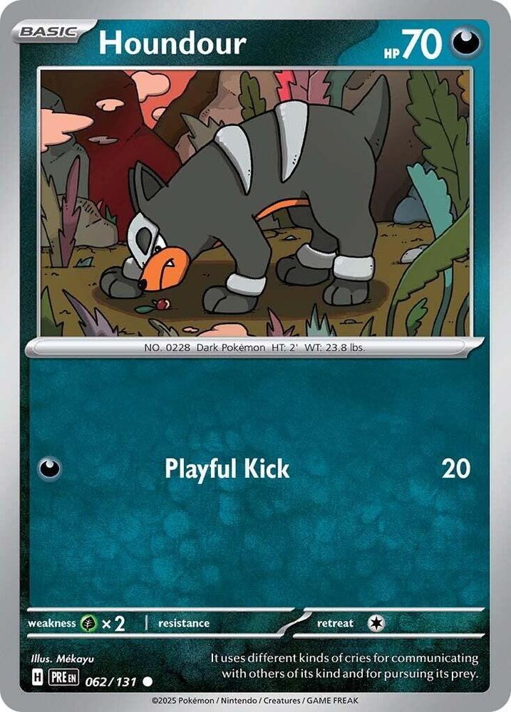 Houndour (062/131) [Scarlet & Violet: Prismatic Evolutions] | Good Games Cannington