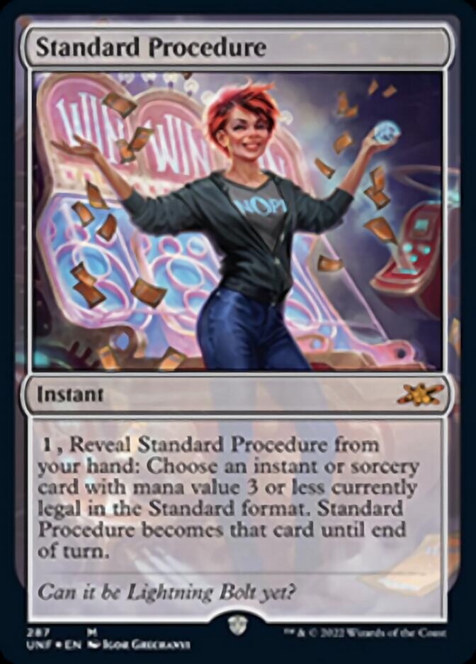 Standard Procedure (Galaxy Foil) [Unfinity] | Good Games Cannington