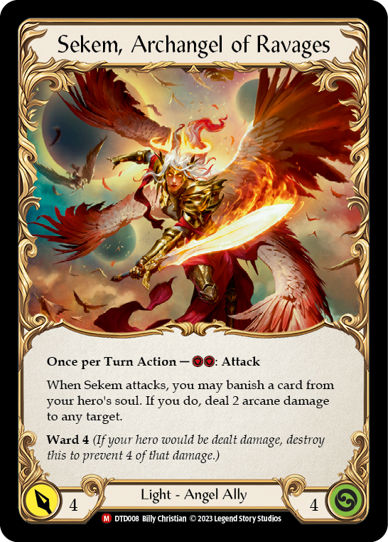 Figment of Ravages // Sekem, Archangel of Ravages [DTD008] (Dusk Till Dawn) | Good Games Cannington