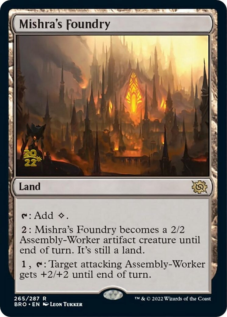 Mishra's Foundry [The Brothers' War Prerelease Promos] | Good Games Cannington