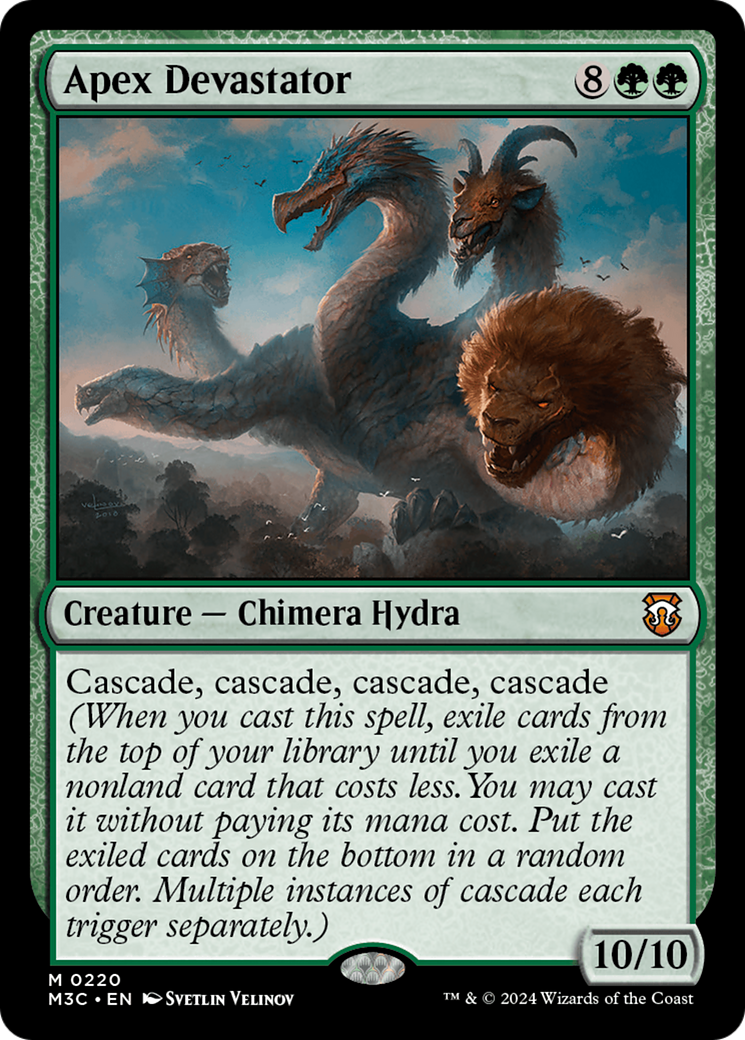 Apex Devastator (Ripple Foil) [Modern Horizons 3 Commander] | Good Games Cannington