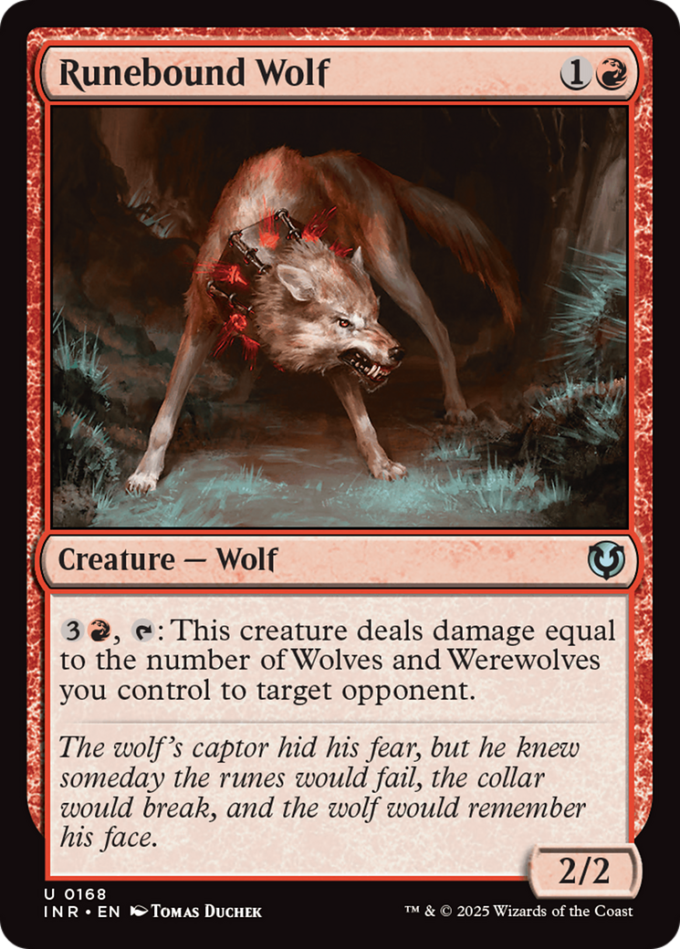 Runebound Wolf [Innistrad Remastered] | Good Games Cannington