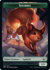 Squirrel // Food (010) Double-Sided Token [Unfinity Tokens] | Good Games Cannington