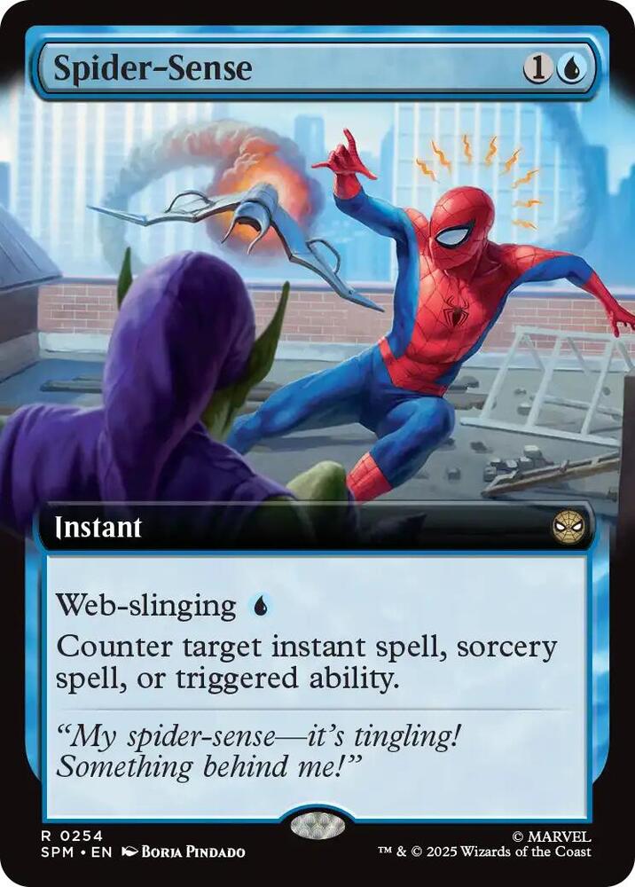 Spider-Sense 254/198 (Marvel's Spider-Man)  - Extended Art | Good Games Cannington