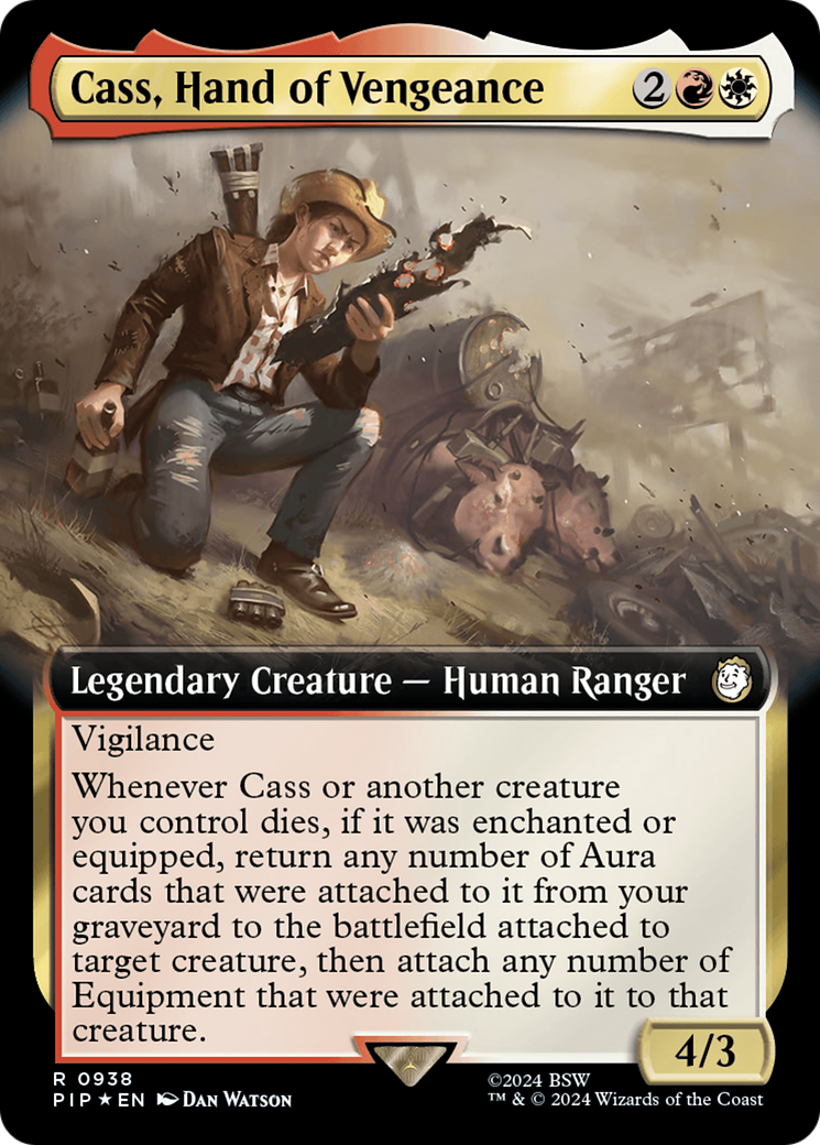 Cass, Hand of Vengeance (Extended Art) (Surge Foil) [Fallout] | Good Games Cannington