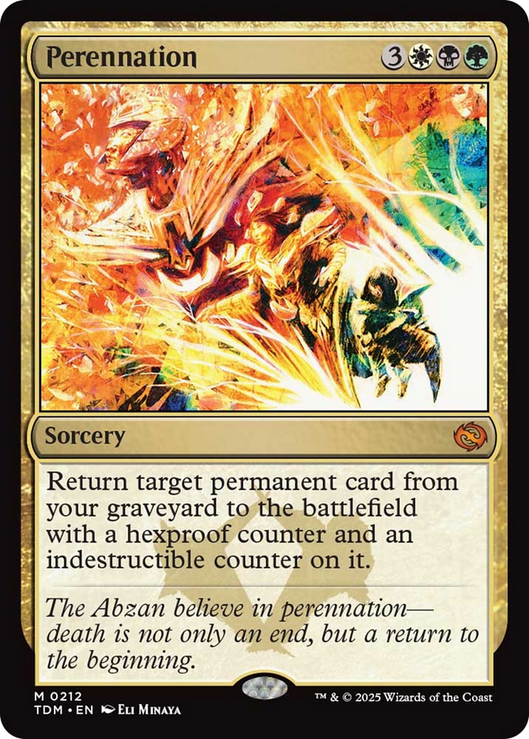 Perennation [Tarkir: Dragonstorm] | Good Games Cannington