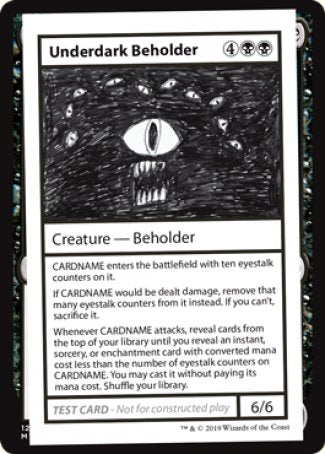 Underdark Beholder (2021 Edition) [Mystery Booster Playtest Cards] | Good Games Cannington