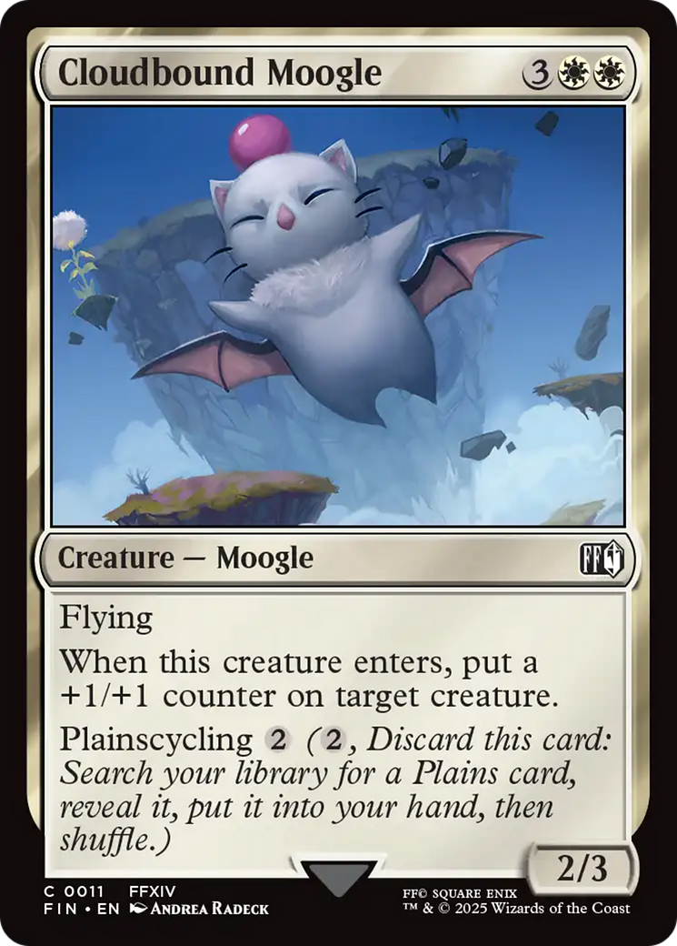 Cloudbound Moogle [FINAL FANTASY] | Good Games Cannington