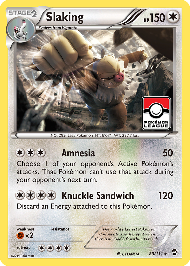 Slaking (83/111) [XY: Furious Fists] | Good Games Cannington