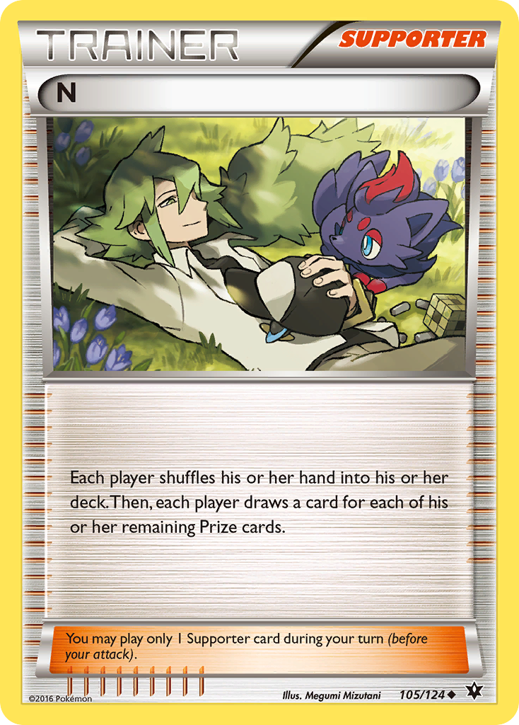 N (105/124) [XY: Fates Collide] | Good Games Cannington