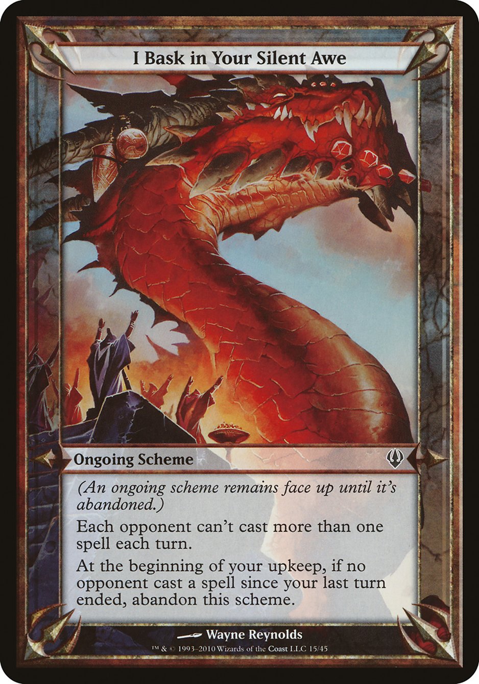 I Bask in Your Silent Awe (Schemes) [Archenemy Schemes] | Good Games Cannington