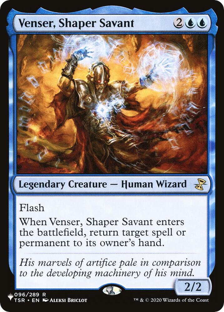 Venser Shaper Savant 096/289 (The List Reprints)  | Good Games Cannington