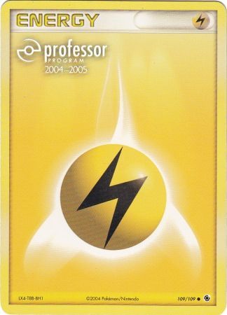 Lightning Energy (109/109) (2004 2005) [Professor Program Promos] | Good Games Cannington