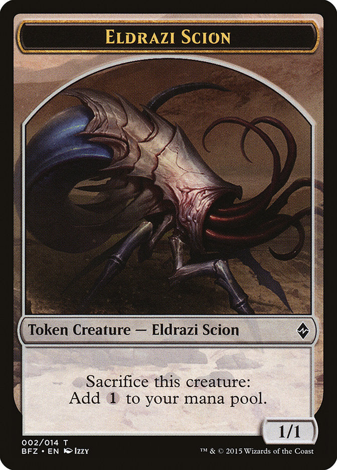 Eldrazi Scion Token (002/014) [Battle for Zendikar Tokens] | Good Games Cannington