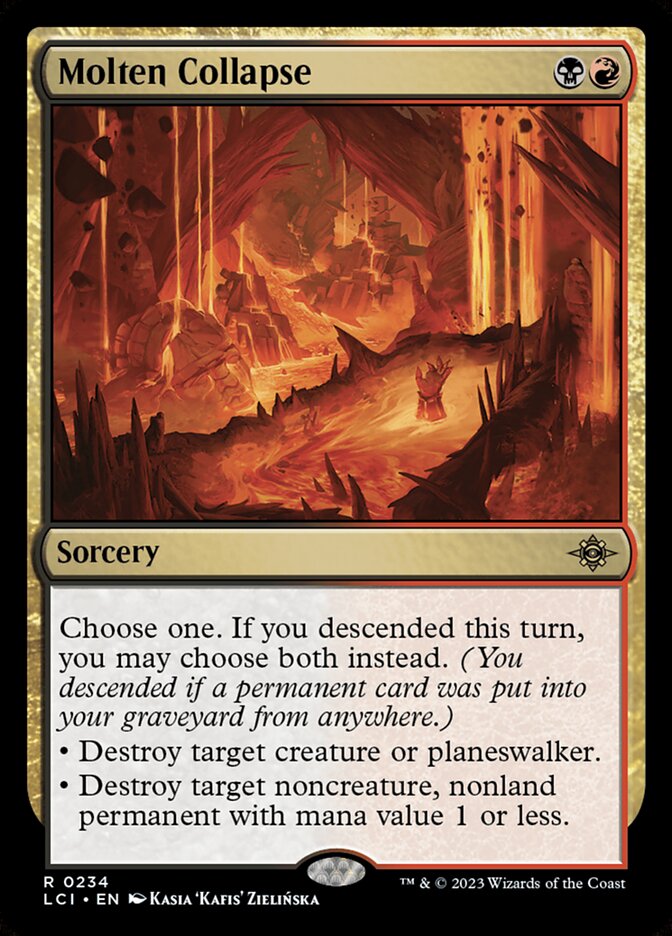 Molten Collapse 234/291 (The Lost Caverns of Ixalan)  - Foil | Good Games Cannington