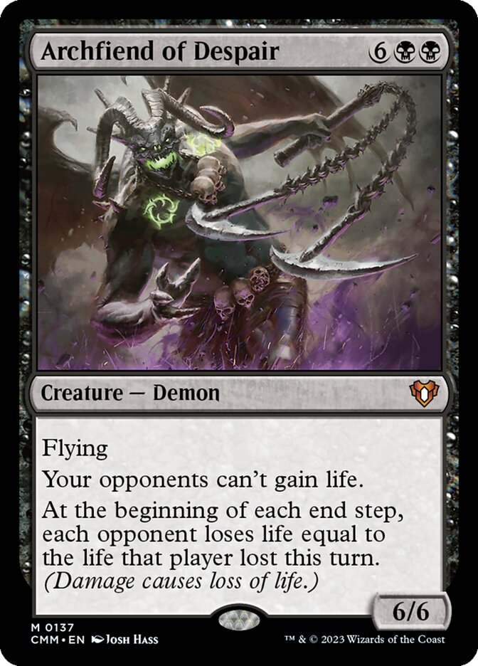 Archfiend of Despair 137 (Commander Masters)  | Good Games Cannington