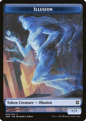Goblin Construct // Illusion Double-Sided Token [Zendikar Rising Tokens] | Good Games Cannington