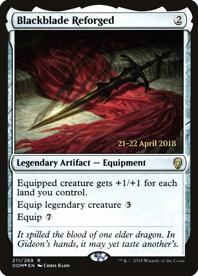 Blackblade Reforged [Dominaria Prerelease Promos] | Good Games Cannington