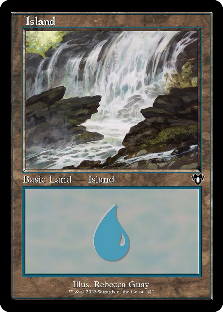 Island (441) (Retro) [Commander Masters] | Good Games Cannington