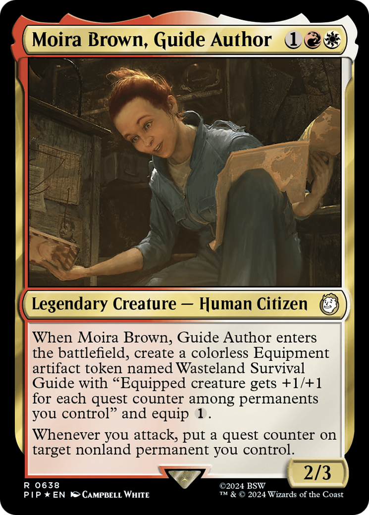 Moira Brown, Guide Author (Surge Foil) [Fallout] | Good Games Cannington