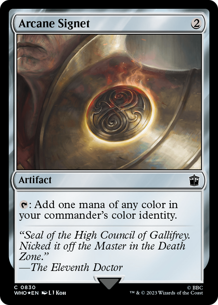 Arcane Signet (Surge Foil) [Doctor Who] | Good Games Cannington
