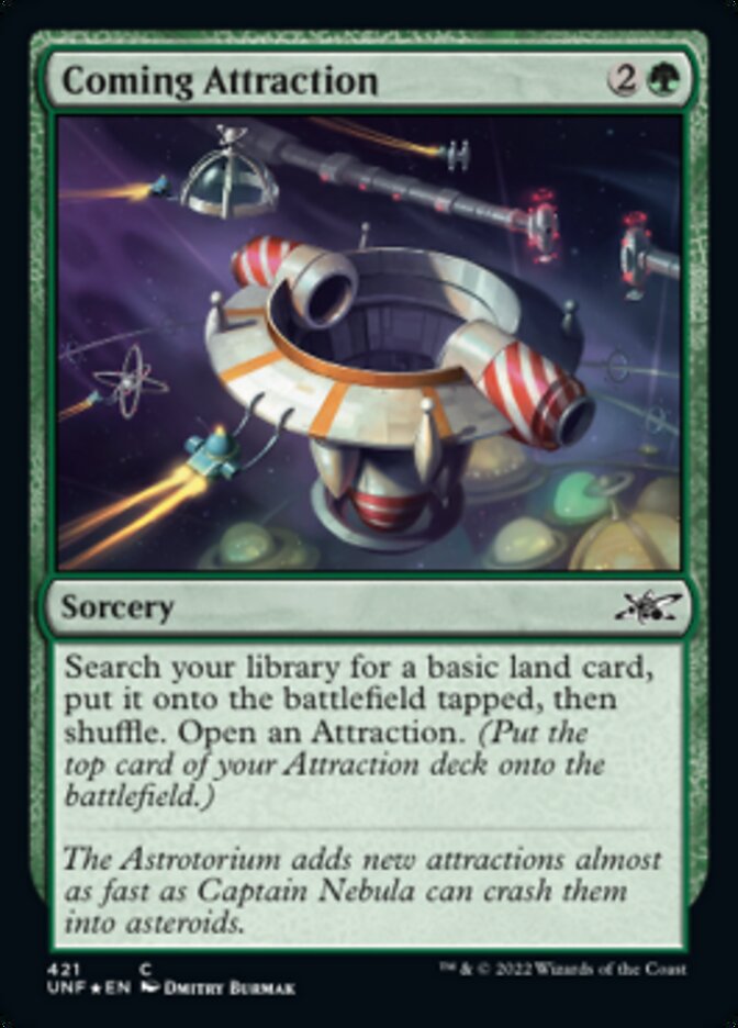 Coming Attraction (Galaxy Foil) [Unfinity] | Good Games Cannington