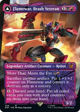 Flamewar Brash Veteran Shattered Glass 24/58 (Universes Beyond: Transformers)  | Good Games Cannington