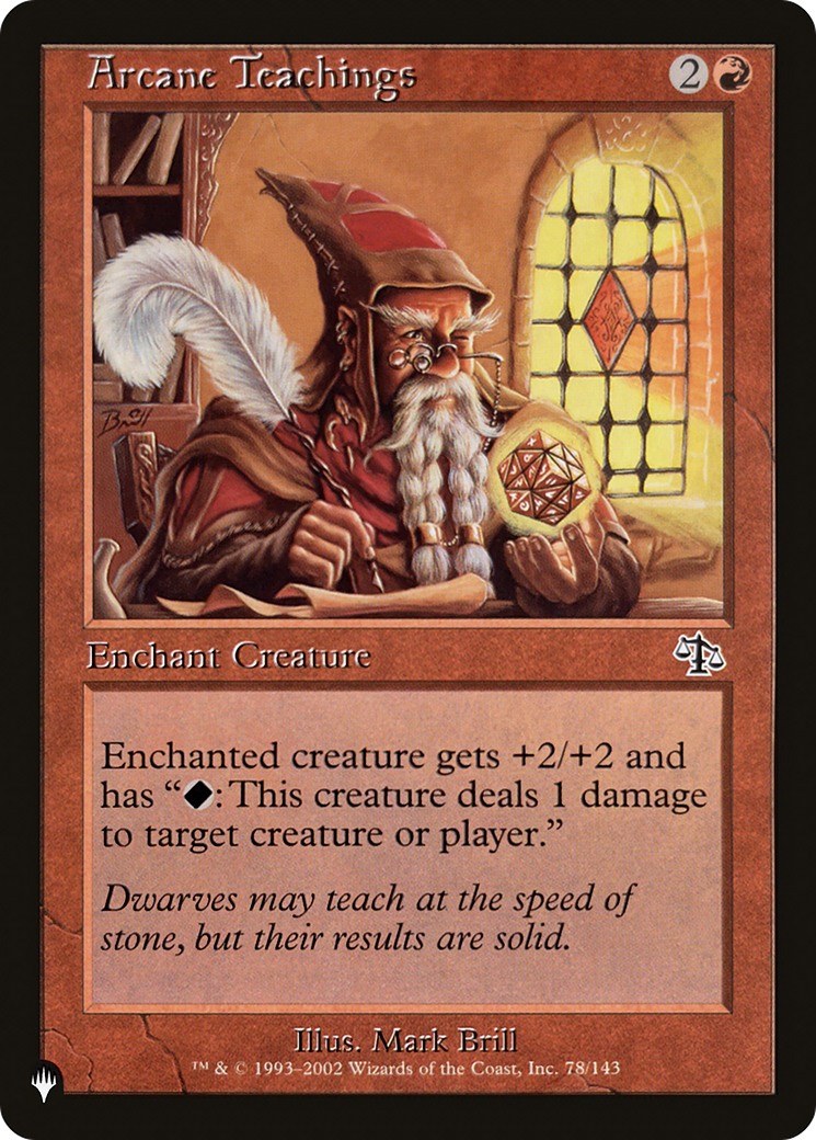 Arcane Teachings (Misprint) [The List] | Good Games Cannington