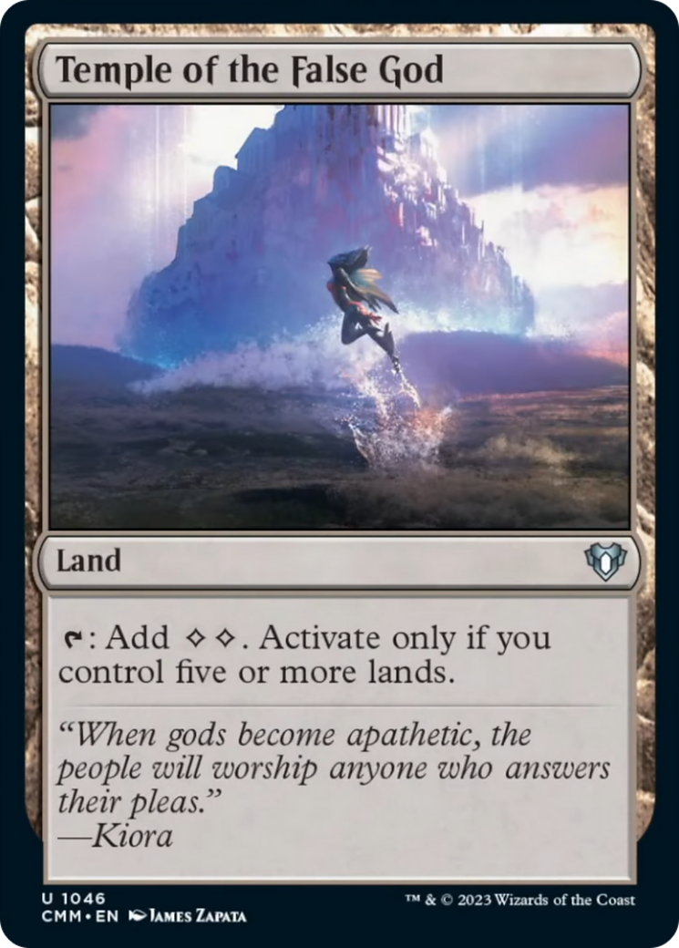 Temple of the False God [Commander Masters] | Good Games Cannington