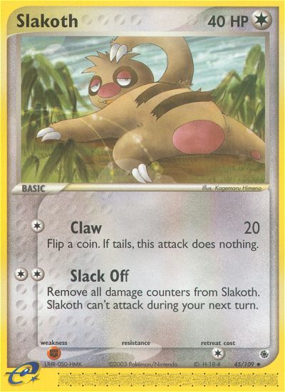 Slakoth (45/109) [EX: Ruby & Sapphire] | Good Games Cannington