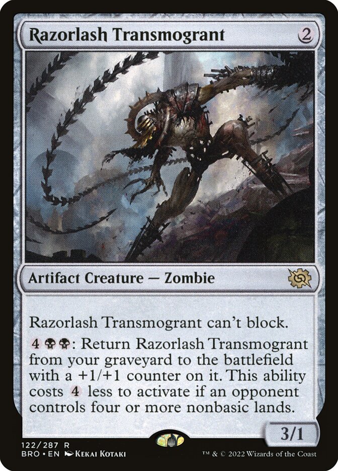 Razorlash Transmogrant 122 (The Brothers' War)  | Good Games Cannington