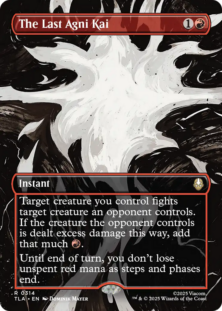 The Last Agni Kai (Borderless) [Avatar: The Last Airbender] | Good Games Cannington