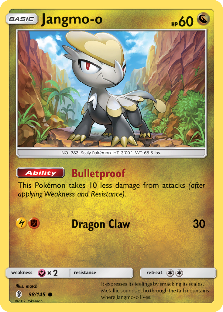 Jangmo-o (98/145) [Sun & Moon: Guardians Rising] | Good Games Cannington