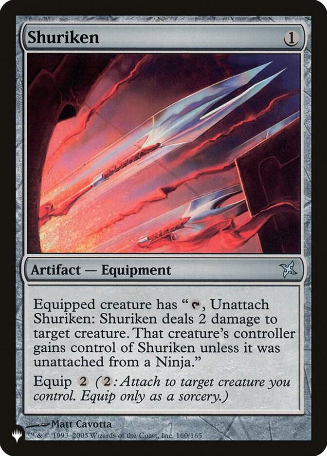 Shuriken 160/165 (The List Reprints)  | Good Games Cannington