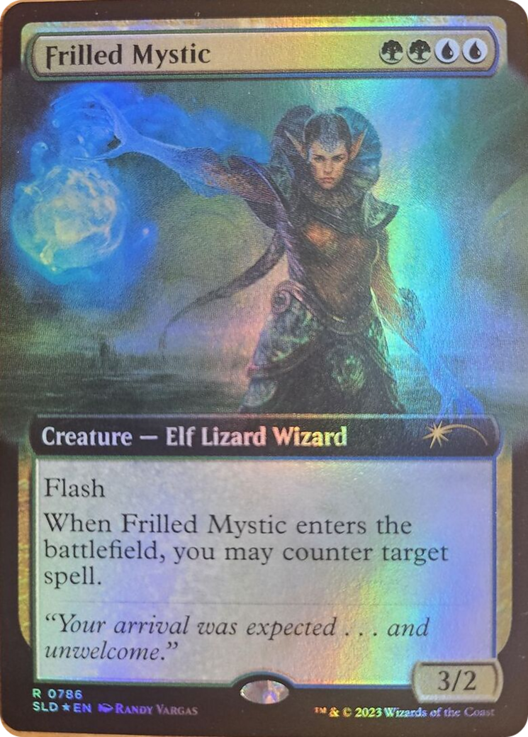 Frilled Mystic (Extended Art) [Secret Lair Drop Series] | Good Games Cannington